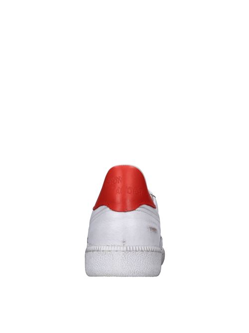 Sneakers in pelle HIDNANDER | MEGA T HF2WS500 525BIANCO-ROSSO